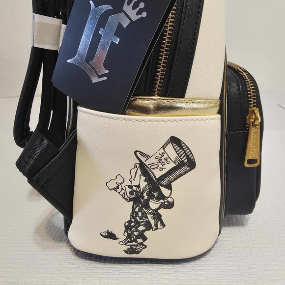 Loungefly Disney Alice In Wonderland We're All Mad Here mini backpack - Picture 4 of 5